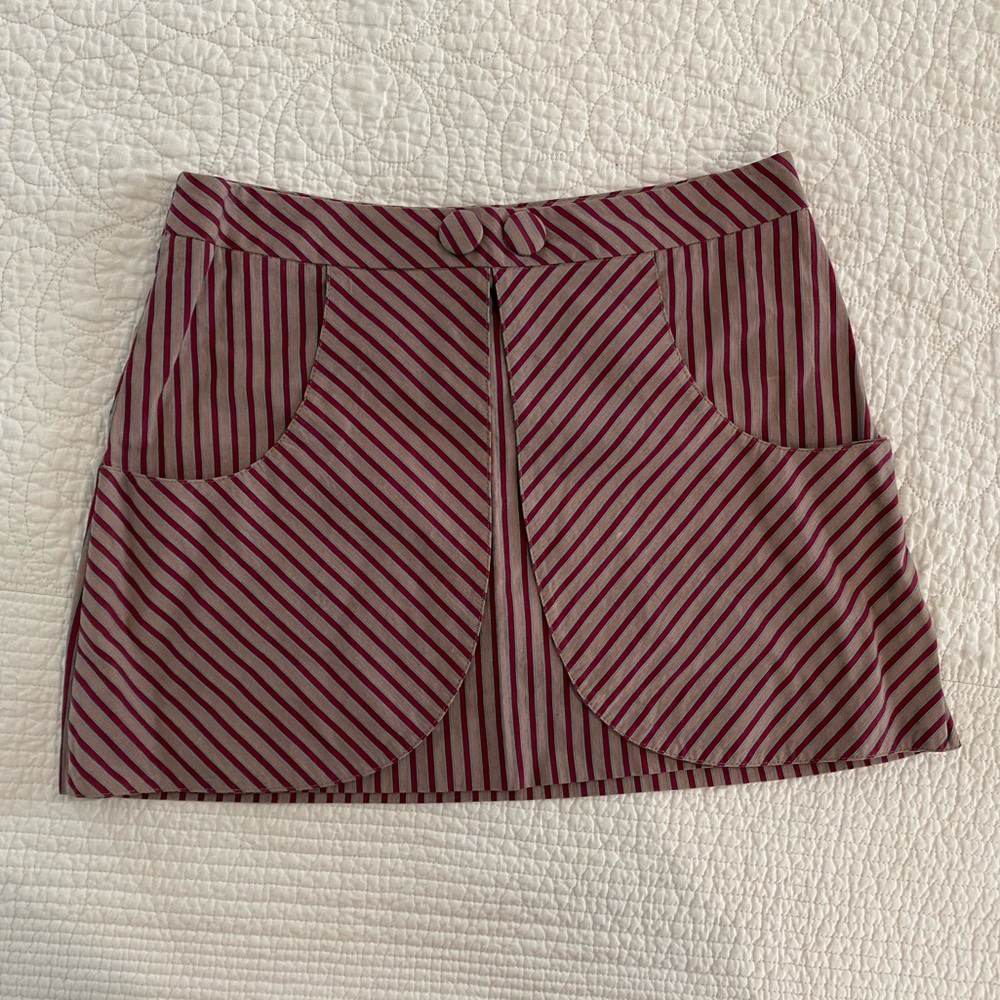 Diane Von Furstenberg size 2 striped skirt